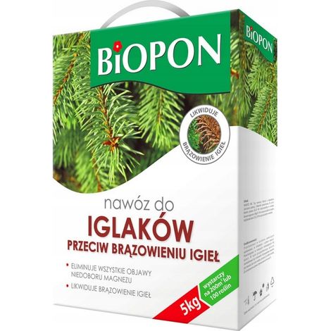 ABONO PARA CONÍFERAS. CONTRA EL MARRÓN DE LAS AGUJAS 5 KG - BR BIO-1123