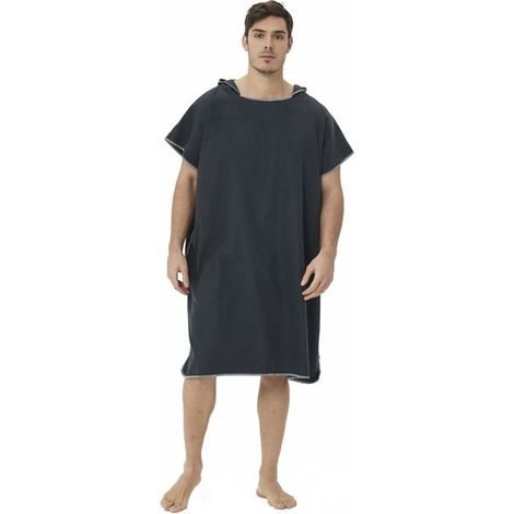 Poncho da surf, per donne, uomini, adulti e adolescenti, poncho da bagno ultraleggero e ad asciugatura rapida, poncho in asciugamano in microfibra, noto anche come U (1/5)