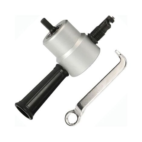 Grignoteuse pour tôle, grignoteuse à double tête, accessoire pour coupe courbe droite et cercle (1/5)