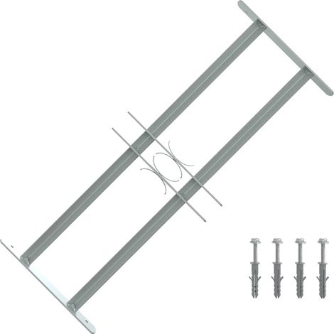 Teenpull – Fenstergitter 500-650 mm Galvanisiertes Stahl Silber (1/5)