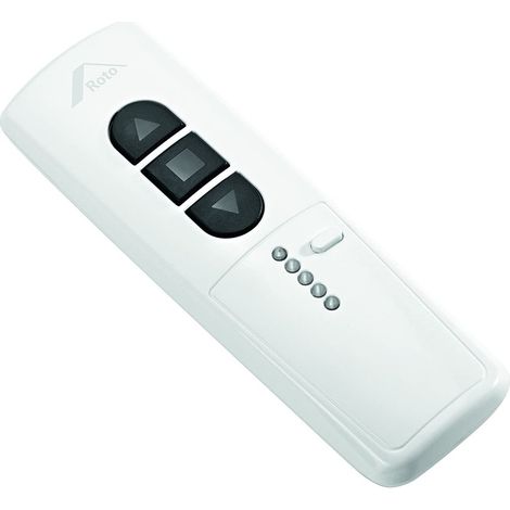 Originale Trasmettitore portatile Roto a 5 Canali  Ricevitori possono essere controllati singolarmente o insieme  Portata radio massima fino a 350 m  Batteria inclusa  Bianco (1/5)