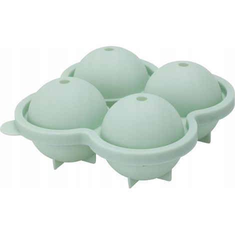 Vassoio per ghiaccio per 4 sfere da 7 cm. Raffreddamento delle bevande elegante e funzionale. (1/3)