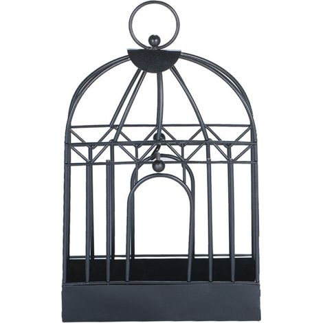 Support en fer en forme de cage à oiseaux pour spirale anti-moustiques, brûleur d'encens et répulsif anti-moustiques, idéal pour la maison, le salon, la chambre ou l'hôtel. (1/5)