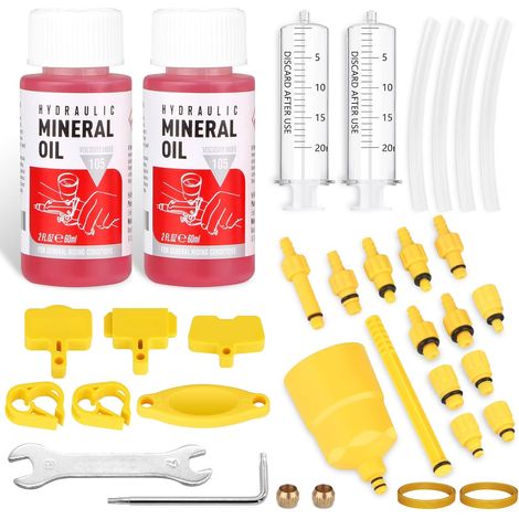 Kit Purge pour Les Systèmes de freinage hydrauliques Frein Disque Hydraulique pour Y Compris Le Liquide de Frein Minéral (1/5)