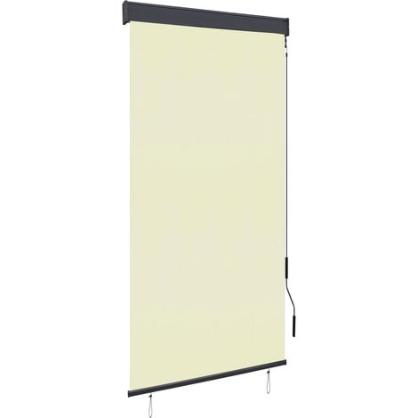 vidaXL Outdoor Roller Blind 80x250 cm Cream