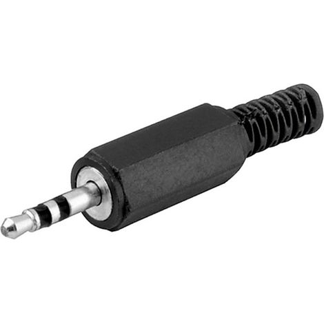 JACK-Stecker 2,5mm Stecker Stereo Kunststoff 15.101