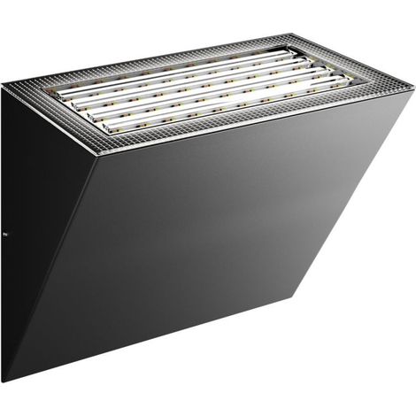 Applique Murale Led Mini Comet 40 X 90 Mm, Noir Mat, 10/20 W, Variateur Triac, 2700 K/3200 K/4000 K, Ip65 - Beneito & Faure (1/4)