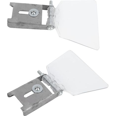 2 Pièces Meuleuse D'angle Coudé Housse de Protection pour Banc Type 125/150/200/250, Housse de protection transparente pour meuleuse (1/5)