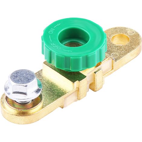 1 vert, Interrupteur de déconnexion rapide pour borne de batterie de voiture, coupe-circuit, accessoire auto (1/5)
