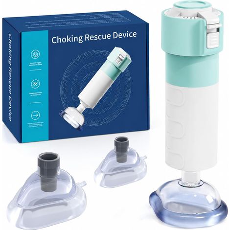 Dispositif de secours contre l’étouffement, kit anti‑suffocation avec masques interchangeables pour adulte et enfant