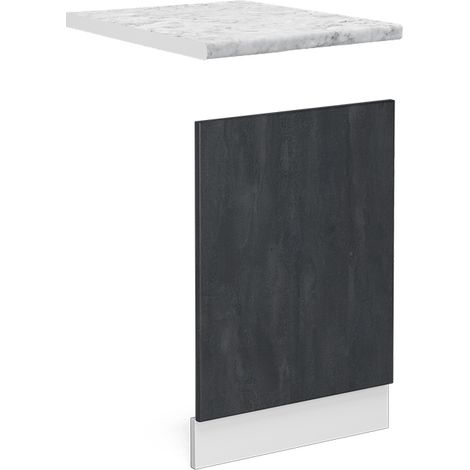 Façade R-Line, Béton noir, 45 cm PT Marbre, Vicco (1/5)