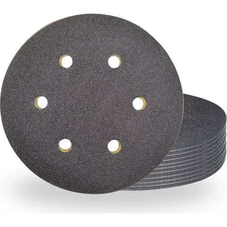 Disques abrasifs velcro 6 trous Ø150 mm - Ø 150 mm 220 10 - Harmony Béton (1/5)