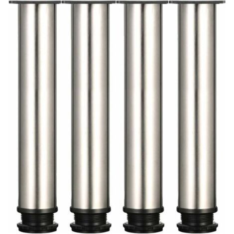 4 verstellbare Füße, 300 mm hoch, verdickte Möbelfüße, Tischbeine, Möbelfüße aus Edelstahl, TRIMEC (1/5)