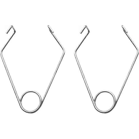 Lot de 2 attaches en fil d'acier inoxydable pour gaine de corde d'escalade (1/5)