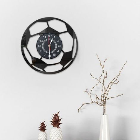 Horloge murale de football dessin animé, horloge murale simple et à la mode, horloge murale à quartz pour salon ou chambre HORLOGE (1/4)