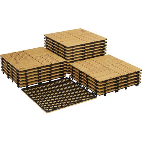 TERRASSENFLIESE für Terrasse & Außendekoration, 30x30 cm 22 Paneele, Gelb