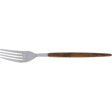 Jean Dubost - Fourchette de table Amsterdam effet bois (lot de 6) (1/2)
