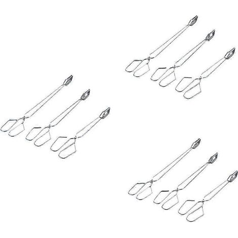 Outils de barbecue portables, pinces alimentaires, pinces à charbon, accessoires de barbecue, outils d'extérieur (1/5)