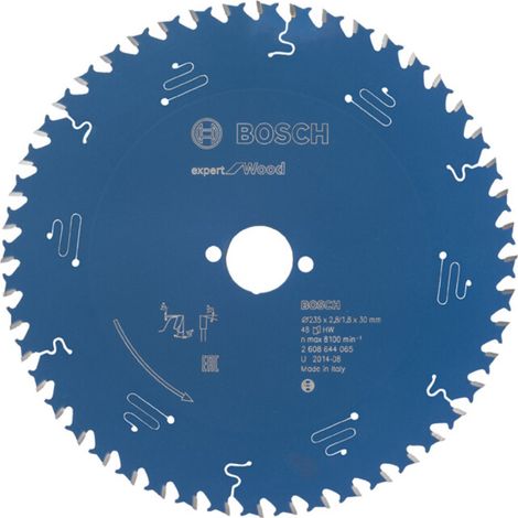 Lame de scie circulaire Bosch Expert Wood 2608644065 235x2,8x30 48Z