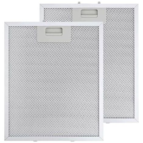 2 pièces 305 x 267 mm Filtre Hotte Aspirante pour Hotte Aspirante AEG Blancs Grande Capacité de Stockage d'huile Résistance aux Hautes Températures Pièce de Rechange 5 Couches