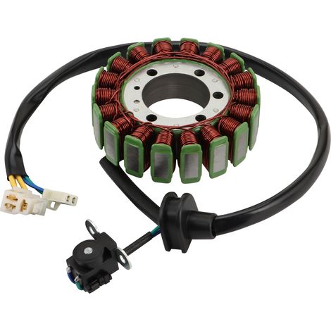 Stator coil, magnet coil, generator charging coil, compatible with Yamaha YZF-R1 motorcycles (models 2015-2023).--DTEKGAZ
