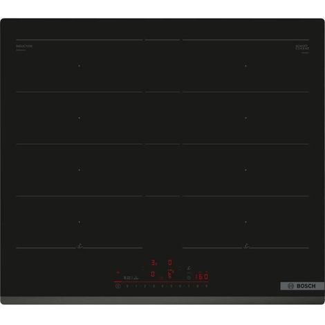 Inducción de mesa 60cm - BOSCH SER6 - PXY63KHC1E Negro - 4 zonas - Home Connect