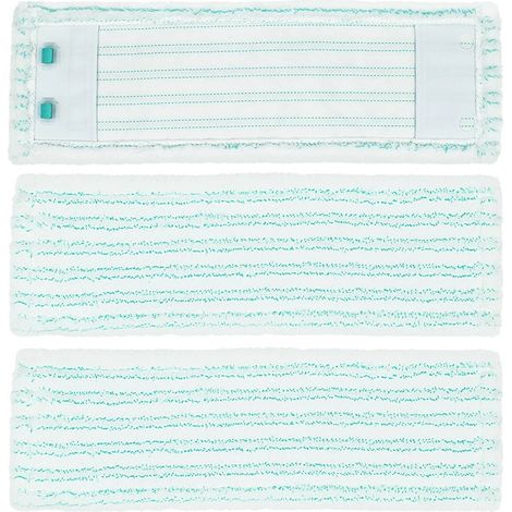 Lot de 3 housses de rechange pour balai Leifheit Profi XL (47×15cm), usage humide et sec, coussinets de nettoyage réutilisables (1/4)