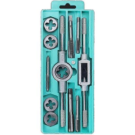 Jeu de tarauds et filières métriques M3-M12 pour filetages autotaraudeurs, 12 pièces. WHBYV (1/4)