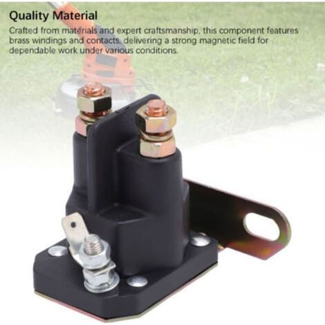 Relais De Démarrage - Solénoïde 12 V Pour Tondeuse À Gazon Et Tracteur - Compatible Universel - 1 Pièce (1/5)