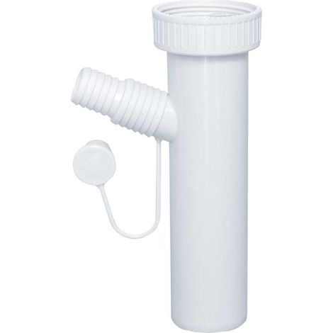 "CANOTTO CON ATTACCO SCARICO LAVATRICE 1""""1/2 x Ø40"