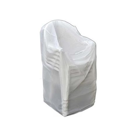 Ribimex – Housse de protection pour chaises avec accoudoirs – Traité anti UV – 100 % recyclable – Dimensions 90x70xH115 cm (1/4)