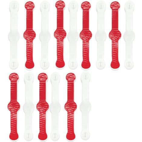 Lot de 15 Clips Adhésifs pour Moustiquaire de Fenêtre, Fixation sans Perçage pour Store et Grille de Protection, Installation Facile et Rapide pour Maison (1/5)