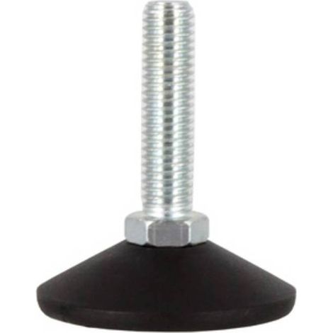 50 x PIEDINO REGOLABILE ACCIAIO ZINCATO MA10 X D 50 MM