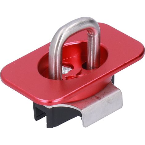2 supports de plateau de camion, parois latérales, barres de toit, capacité de charge de 454 kg, compatibles avec F150, F250 et F350, rouge (1/5)
