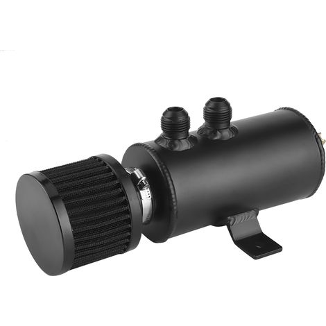 Réservoir de récupération d'huile 0,75 l, 10an, réservoir avec filtre de reniflard, pièces universelles modifiées pour voiture (1/5)