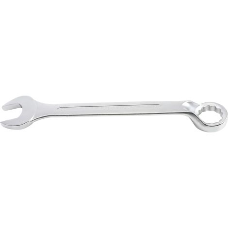 BGS Llave mixta acodada cromado mate 55 mm