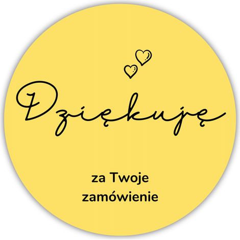 Adesivi per candele "Grazie - giallo" 4 pezzi