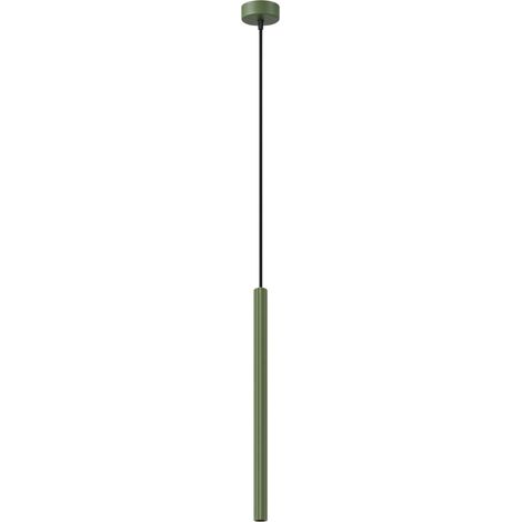 Suspensions Arche acier vert olive 1xG9 8cm Sollux (1/5)