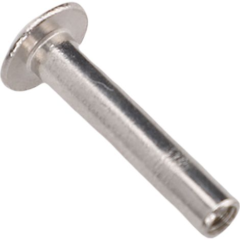 Lot de 100 paires de rivets et vis M3 à tête ronde plate en acier inoxydable (0,16 x 0,79 x 0,33 po) pour le travail du cuir, les vêtements et l'artisanat. (1/5)