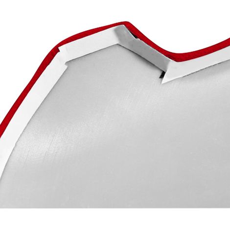 Armlehnenbezug aus Vollwildleder für Ford Mustang 2015-2020 (leuchtend rot). (1/5)