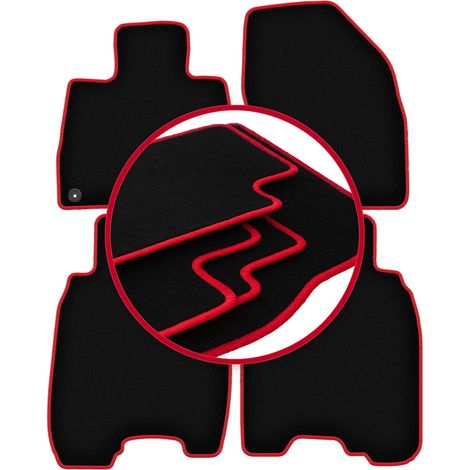 Alfombrillas CARLUX-RED para Honda Civic VIII hatchback (2006-2012)