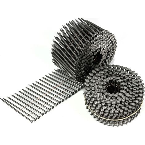 Nägel für Drahtkupplungsnagler 2,1 x 30 mm, zylinderförmig, ringförmig, 4560 Stück
