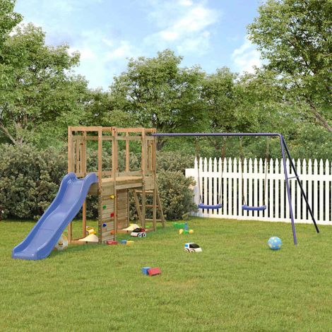 Parque infantil de exterior madera de pino impregnada vidaXL (1/5)