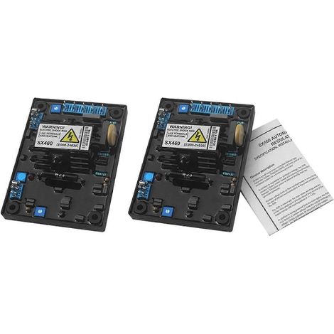 2 Stück SX460 für Generator AVR Automatischer Spannungsregler Lichtmaschine--