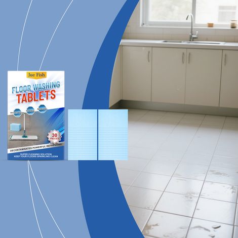 Mehrzweck-Bodenreinigungstücher für Hartholzböden und Fliesen im Haushalt – 30 Stück -- DE (1/5)