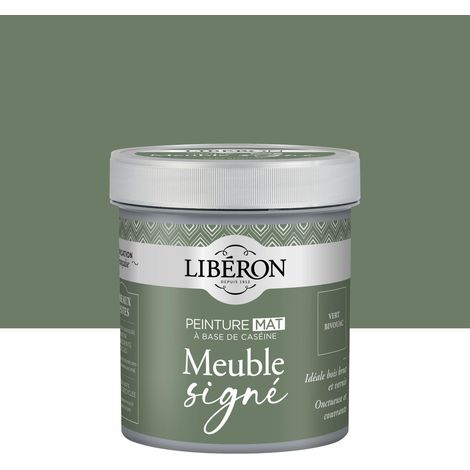 Pittura a base di caseina per mobili e infissi, LIBÉRON firmata Furniture, verde bivacco opaco 0,5 l LIBERON (1/5)