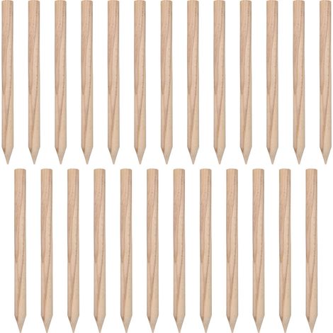 Tuteurs géodésiques en hêtre KOTARBAU® pour tomates, légumes et arbres, 40 cm, lot de 25