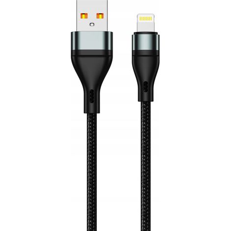 Cable Lightning B16 JELLICO 3.1A 1M Negro (1/5)