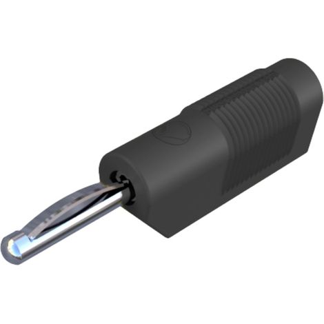 Hirschmann Test & Measurement VSB 20 Bananenstecker Stecker, gerade Stift-Ø: 4 mm Schwarz 1 St.