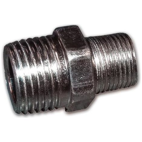 Raccordo a nipplo ridotto in Acciaio Zincato Nipplo 1/2X3/8 (1/2)